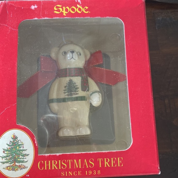 Spode Christmas Ornament Teddy Bear New in Box - Picture 2 of 3